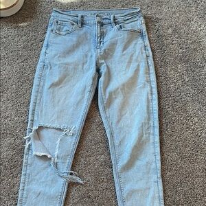 American Eagle Outfitters Light Blue Boyfriend Jeans